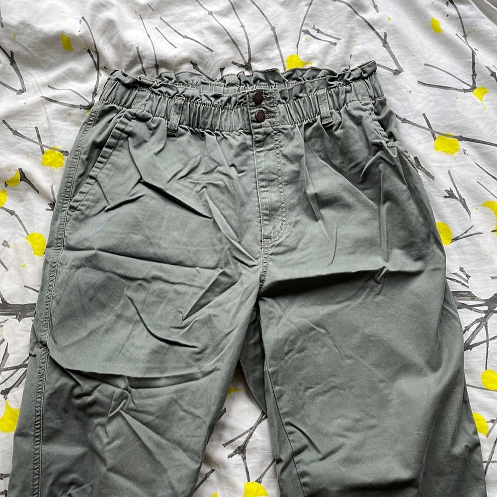 Olive green pants